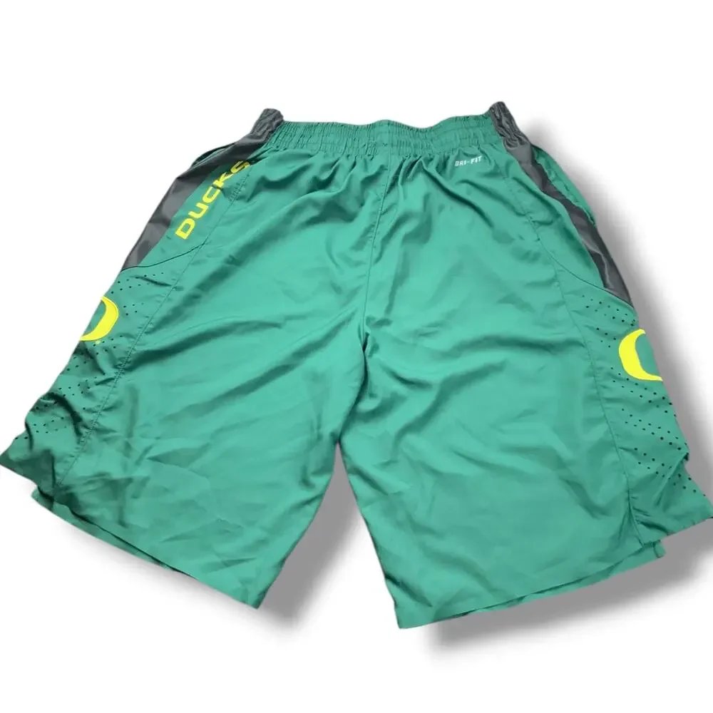 Nike Oregon Ducks Dri-FIT Basketball Shorts Men’s XL Green Athletic NCAA